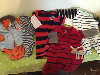 6 pieces baby boy 3 months Carter's circo clothes