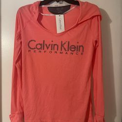 New Calvin Klein Hoody In Pink Size S