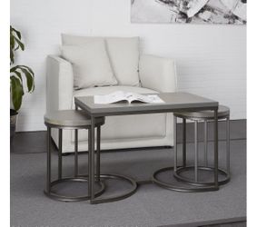 Coffee table end set