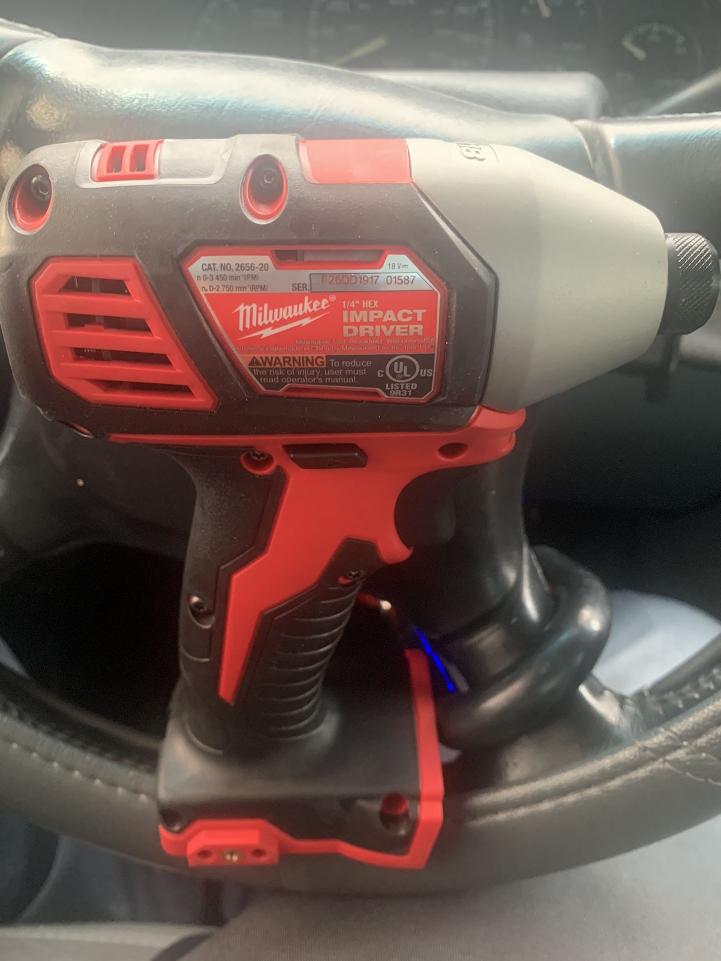 Milwaukee M18 18-Volt Lithium-Ion Cordless 1/4 in. Hex Impact Driver (Tool-Only