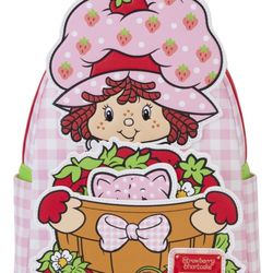 Loungefly Strawberry Shortcake Custard Surprise Cosplay Exclusive Backpack New With Tags 