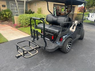 Cooler attachment for golf cart or vehicle