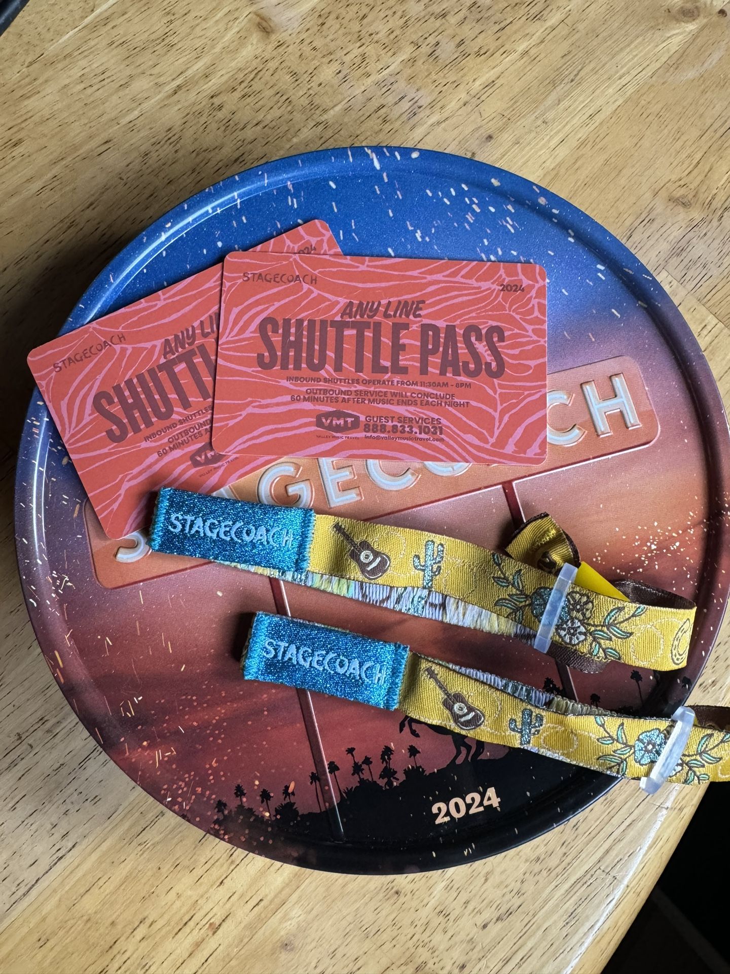 2 Stagecoach Passes W/ Shuttle Passes OBO