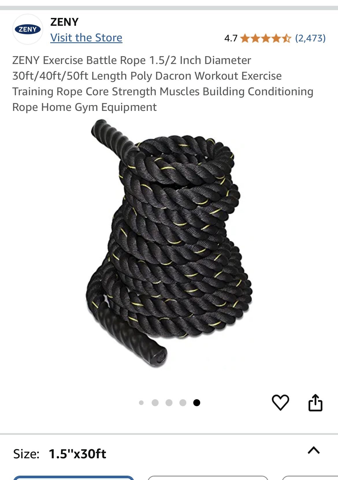 Fitness Battle Rope 