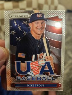 Mike Trout Prizm USA Card