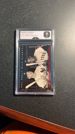Mantle / Mays Rookie Standouts Card-Graded 9