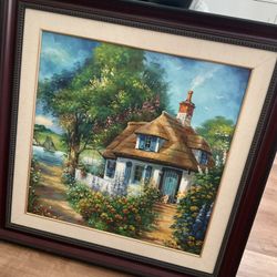 WALL ART COUNTRYSIDE OIL