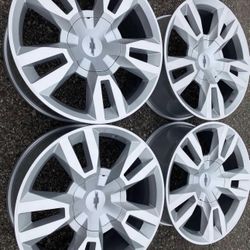 22” CHEVROLET CHEVY SILVERADO SUBURBAN GMC SIERRA WE FINANCE RIMS WHEELS NEW SET 