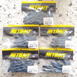 5 Packs NetBait Baby Paca Craw Soft Plastic - Soft Baits 