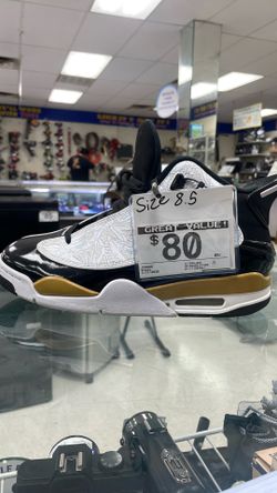 Jordan Dub Zero Black Metallic Gold White