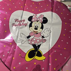 1st Birthday Pink Minnie Mouse Garland Decoration