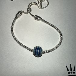 Pandora Blue Charm Bracelet 