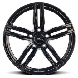 Romac Venom Wheels 18x8 18x8.5 Gloss Black