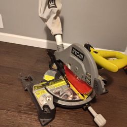 Ryobi 14 Amp Corded 10 In Miter Saw With LED Cutline Indicator 