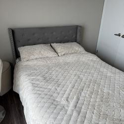 Velvet Bed Frame Full Size 