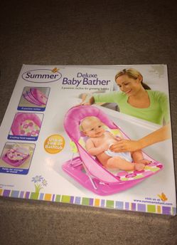 Pink Baby girl bath never been opened