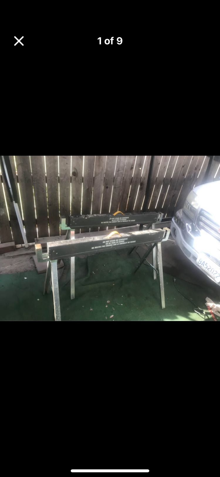 Sawhorses