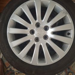 Set Of 4 Rims With Good Tires