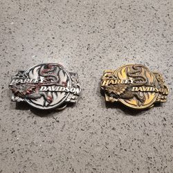 Harley Davidson Vintage Belt Buckle Lot