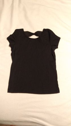 Garanimals 365 Kids Girls Bow T-Shirt in black 8 M
