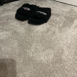 Balenciaga Furry Slide Slippers Black