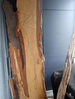 10ftx3in LIVE-EDGE SLABS OF WOOD X3