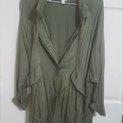 Women green Jackets  Size L