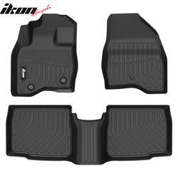 Fits 2015-2019 Ford Explorer TPE All Weather Waterproof 3D Floor Mats Liner Carpets