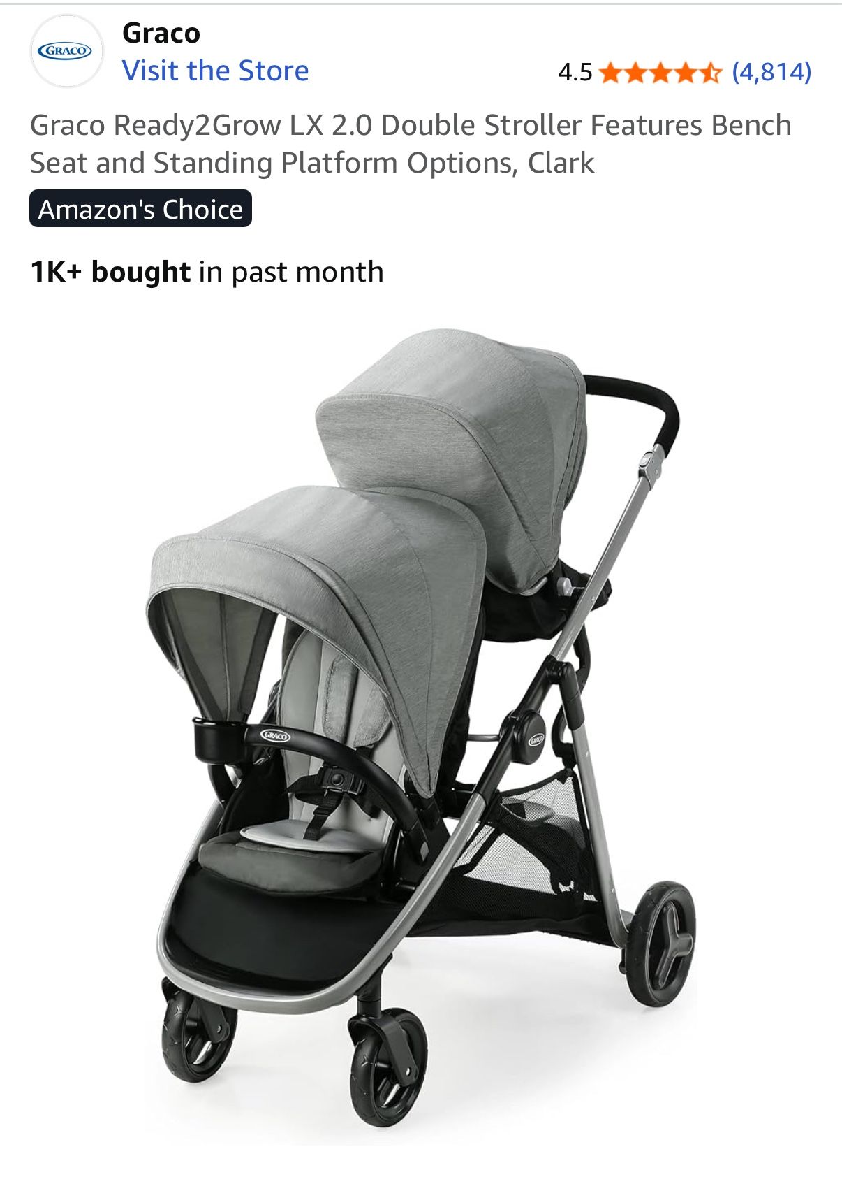 Graco Double Stroller