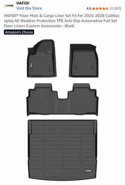 2025/26 Cadillac Optiq All Weather Floor Mats
