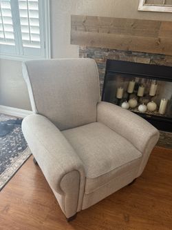 Cream Recliner Chair