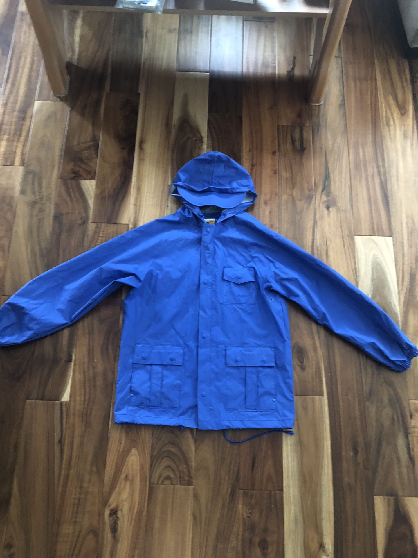 Rain Jacket Size L 10-12 youth Like New 