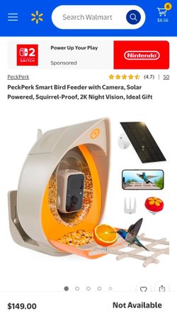 PeckPerk ultra Smart Bird Feeder with Camera