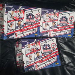 2026 Prizm USA Stars & Stripes Baseball 3x Mega Box! New Sealed! DENTS ON BOXES!