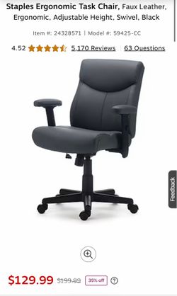 Staples Adjustable Office Chair