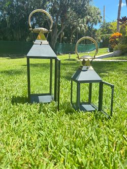 Decorative Lantern Set – Set of 2