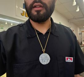 23k yellow gold jade baht chain