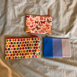 3 Small Makeup Bags