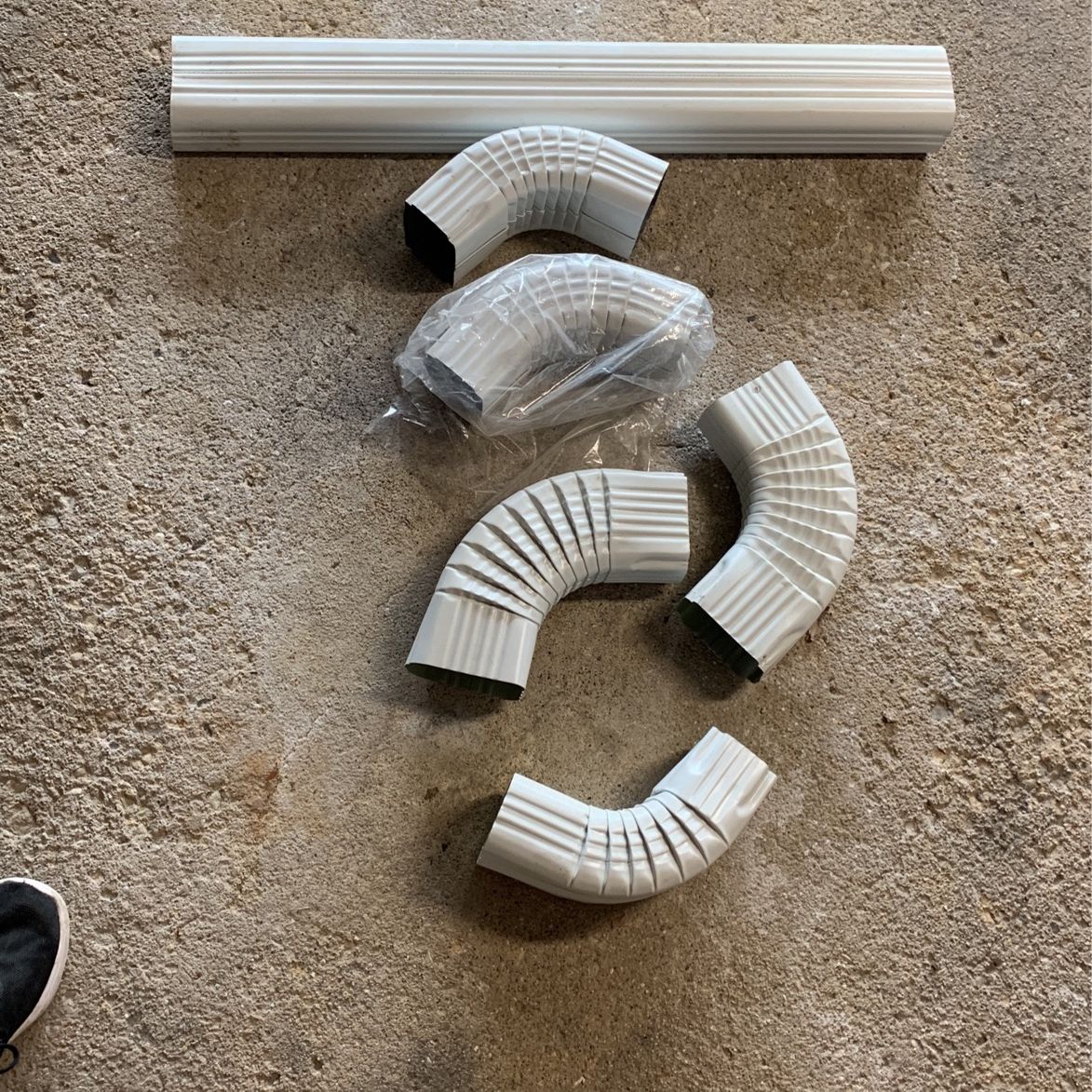 Miscellaneous downspouts six dollars