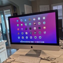 Imac 27" Retina i5 16Ram 1Tb 2560X1440 Bluetooth keyboard and mouse Monterey-Office 