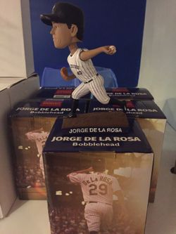 Colorado Rockies Jorge De La Rosa Bobble head