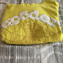 Yellow Sp5der Hoodie