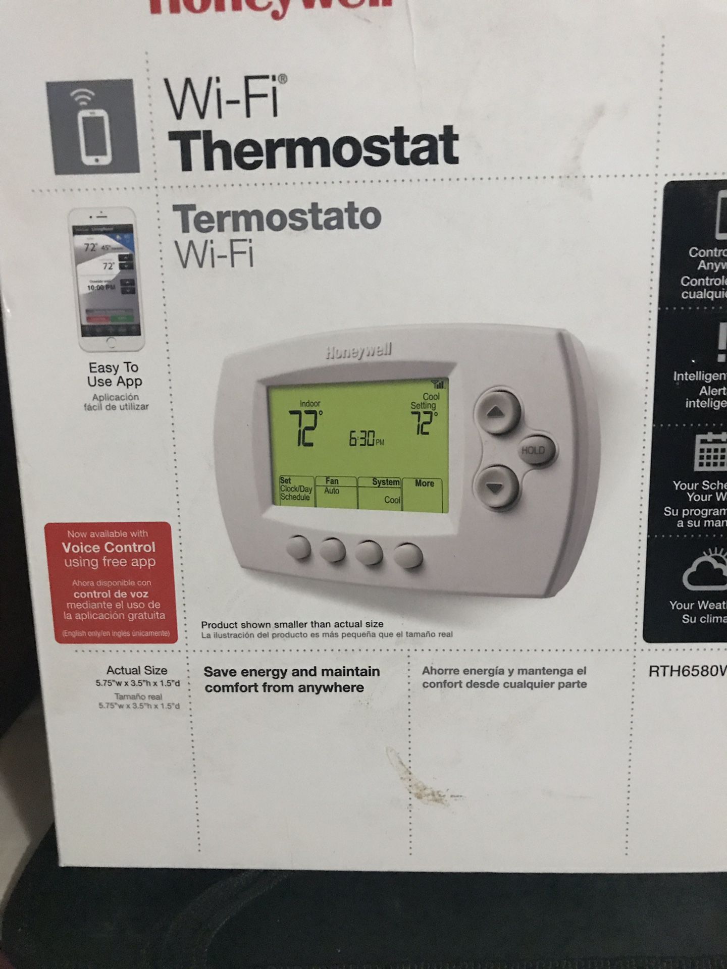 WIFI Honeywell thermostat like new programmable