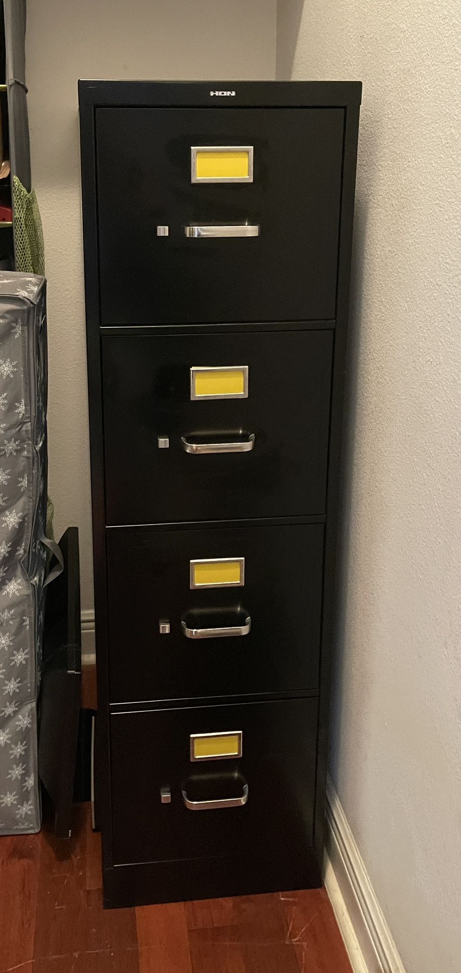 📂 4-Drawer HON Vertical Filing Cabinet – Sturdy, Commercial-Grade - Get organized