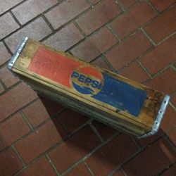 Antique Pepsi Cola M681 1/2L wooden crate
