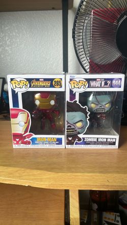 Marvel Funko Pop Bundle – Iron Man #285 + Zombie Iron Man #944 (New in Box)