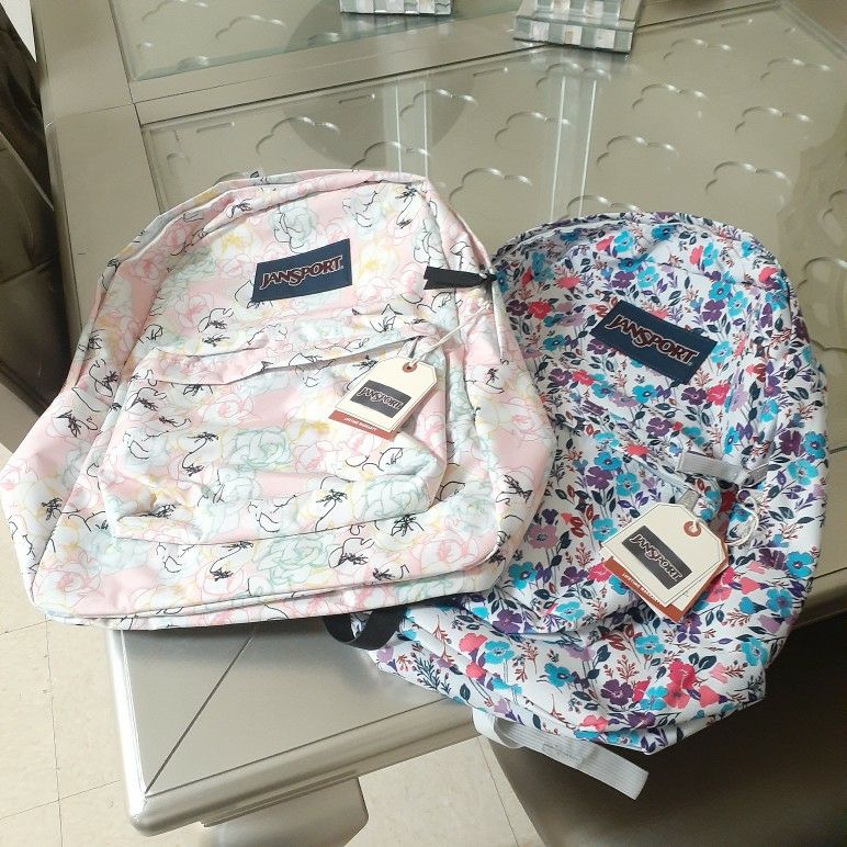 Jansport Superbreak Floral Backpacks