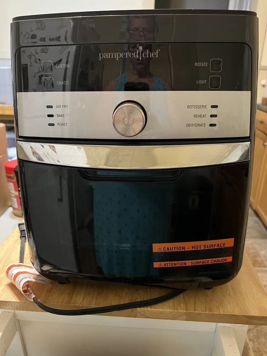 Pampered Chef Air Fryer And  Dehydrator  Rotisserie Oven And Much More
