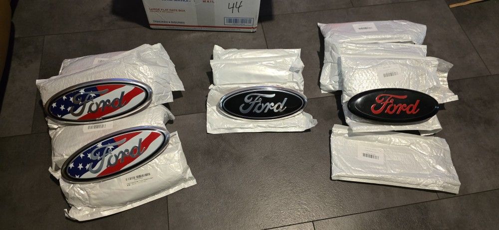 9" Ford Grille & Trunk Tailgate Emblem