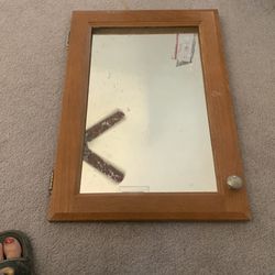Rv Mirrored Medicine Cabinet Door Wood Good Shape Do Have Some Rv Stuff Hit Me Up N I'll See If I Have What You Need